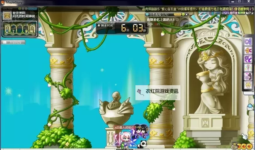 冒险岛时间神殿最右边的雕像：隐藏的秘密与神秘力量图1