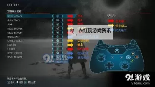 全面解析鬼泣5手柄技能表：操作指南与技巧分享图1