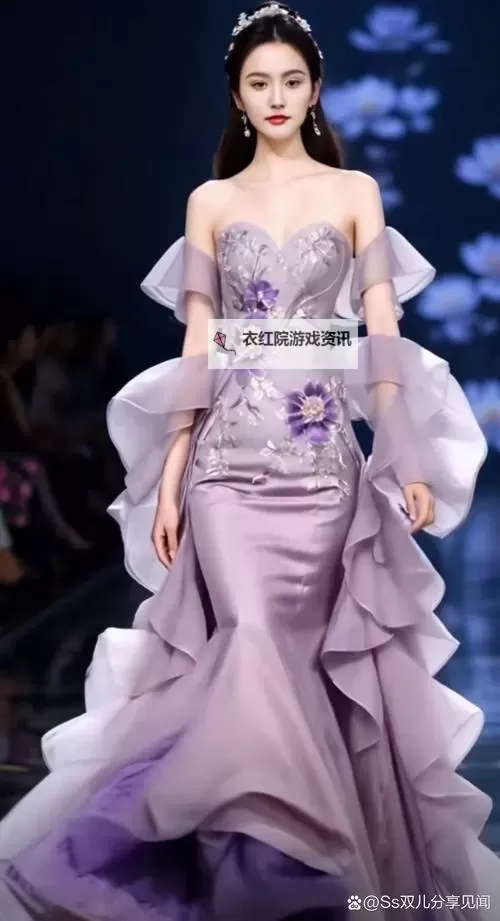 赵欣丝绸走秀璀璨登场 展现东方古典之美图1