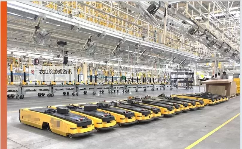 探索未来物流革命:正品蓝导航AGV引领智能自动化新潮流图1