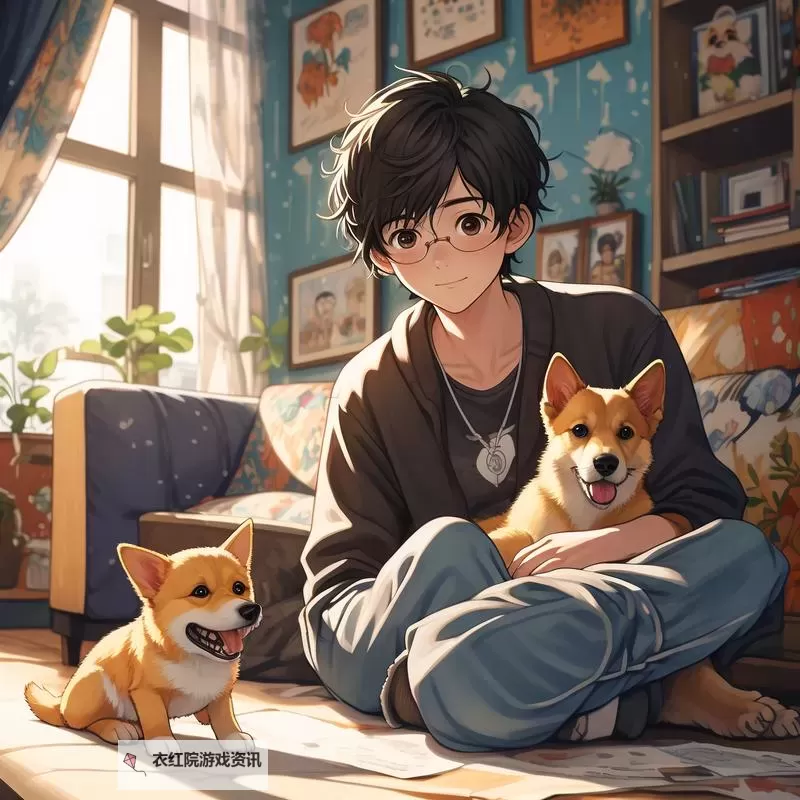 温馨人宠互动：感人动物交互狗漫画精选图1