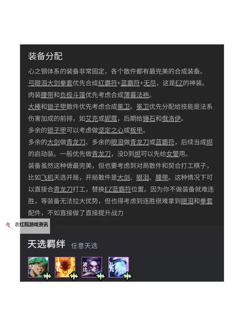 2023年艾克出装金铲铲全攻略:最佳装备搭配指南图2