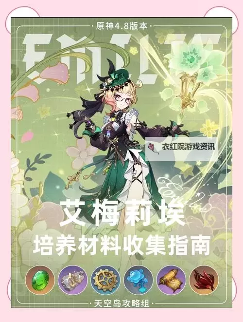 《原神》艾梅莉埃及专武突破材料统计 艾梅莉埃突破材料是什么图1