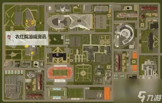 《都市天际线2》大学城规划教程 对称市中心布局参考图1