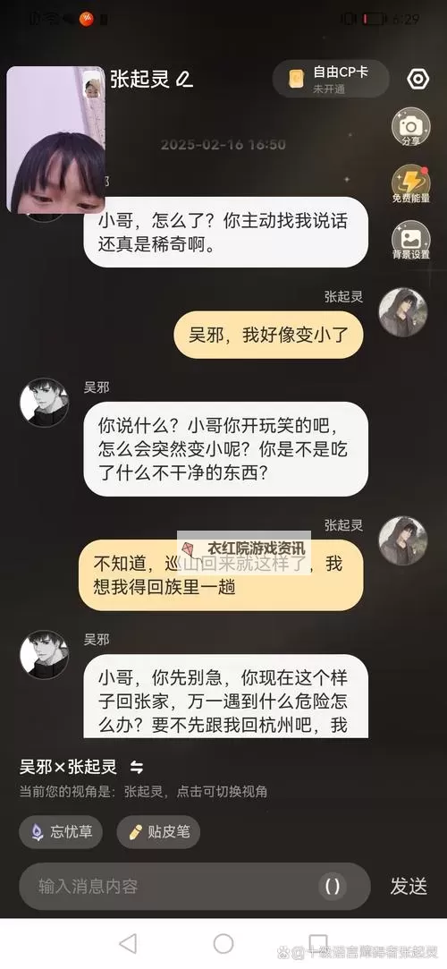《盗墓笔记》聊天窗口说明图1