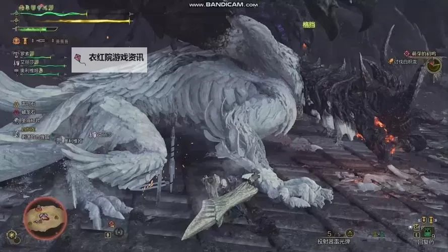 《怪物猎人荒野》盾斧打白炽龙配装分享 白炽龙打法技巧教学图1