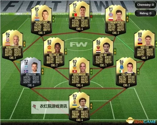 《FIFA17》UT模式线上玩法技巧及球员推荐 UT模式阵容用法攻略图1