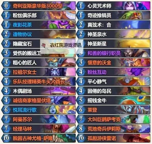 《炉石传说》标准锻造牧卡组代码分享图1