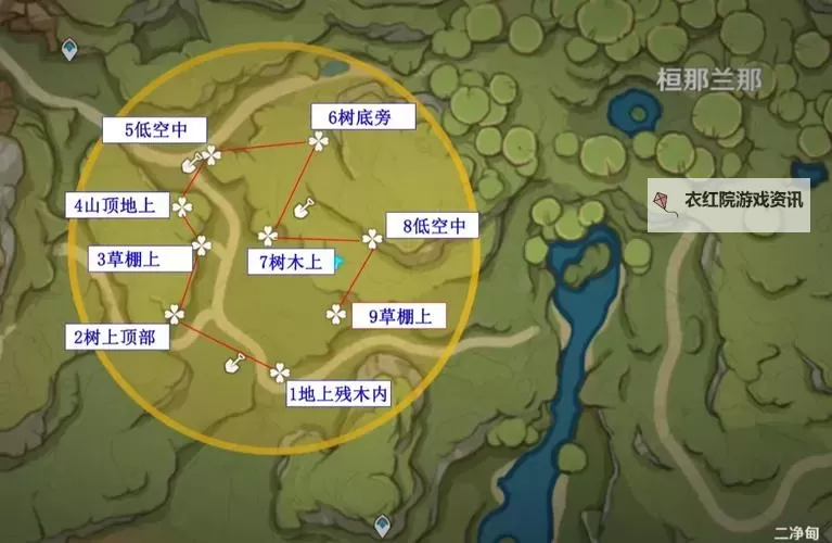 《原神》风行迷踪小镇游击战最佳藏匿地点图1