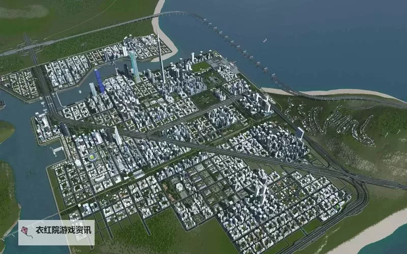 《都市天际线2》大学城布局参考图1