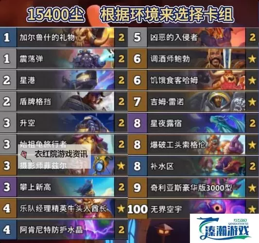 《炉石传说》标准星舰补水德卡组推荐图1