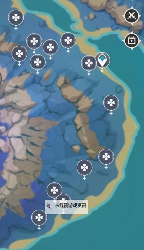 《原神》3.5版天云草实收集路线分享图1