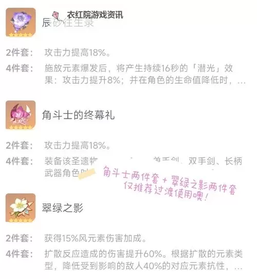 《原神》魈进阶向出装与队伍配置心得图1