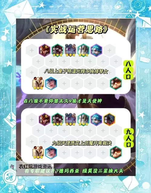 《云顶之弈》S5赛季六骑天使阵容玩法思路图1