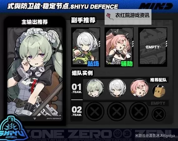 《绝区零》式舆防卫战稳定节点配队攻略 式舆防卫战稳定节敌人分布讲解图1