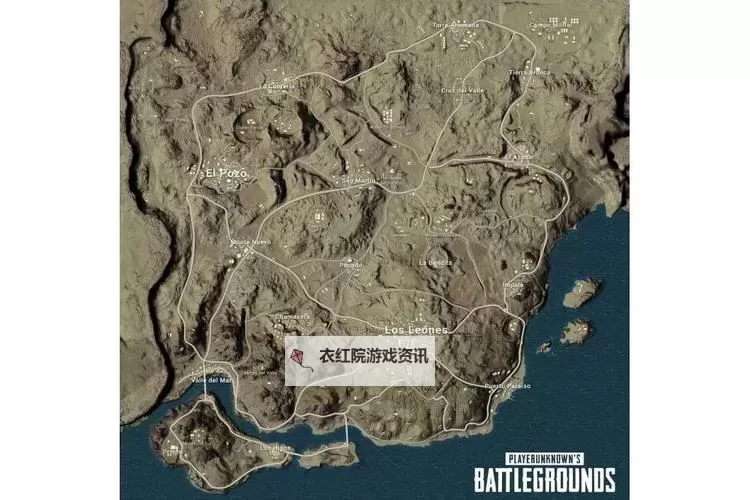 《绝地求生大逃杀》各区域地图分析 绝地求生大逃杀详细大地图图1