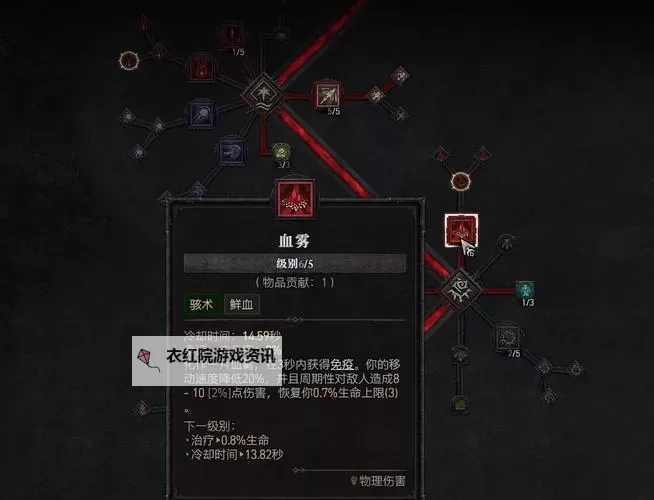 《暗黑破坏神4》S1赛季无限血雾死灵BD推荐图1