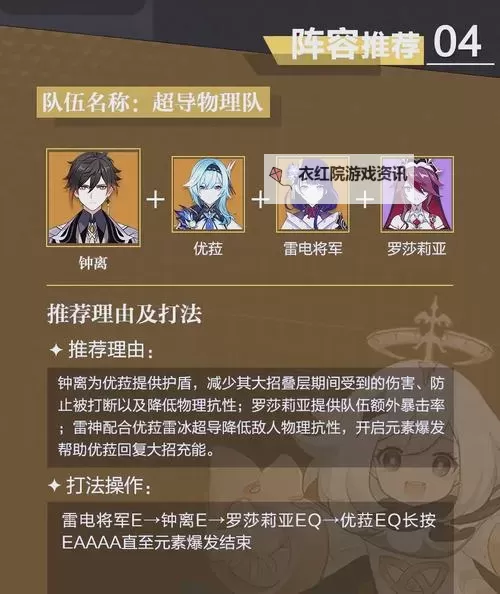 《原神》钟离突破材料、武器及圣遗物指南图1