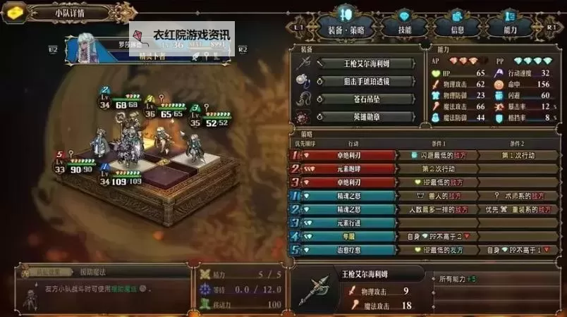 《圣兽之王》元素咆哮队搭配参考图1