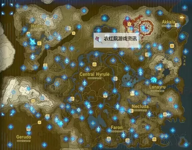 《塞尔达传说王国之泪》地面全120个神庙位置与解谜攻略图1