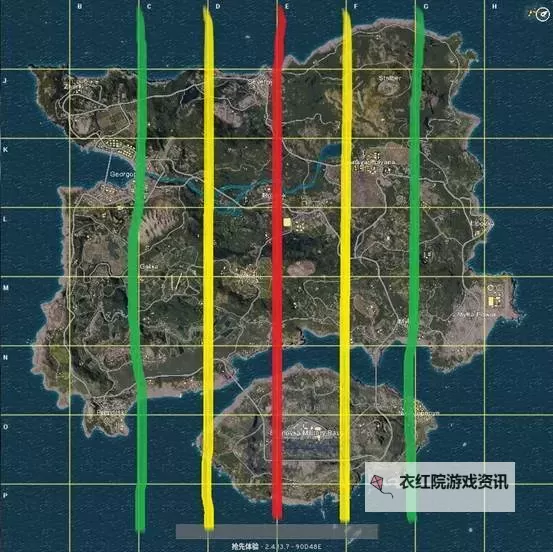 《绝地求生大逃杀》大桥中间悬崖9个跳点位置介绍图1