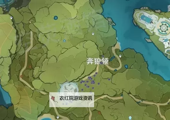 《原神》钩钩果采集路线分享图1