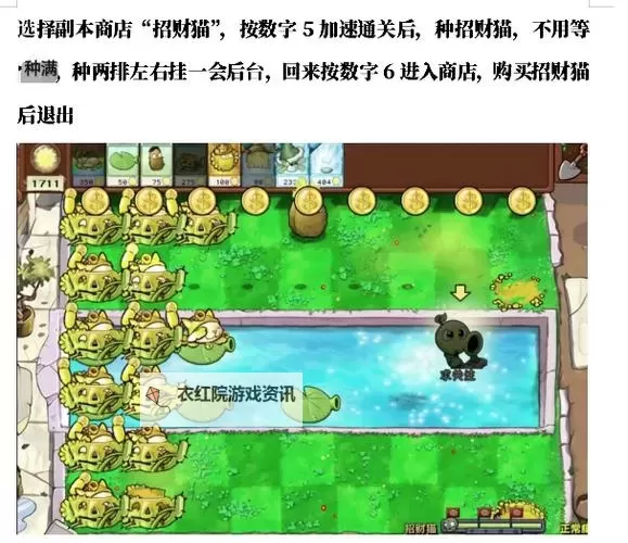 《植物大战僵尸杂交版》2.2版刷金币方法图1